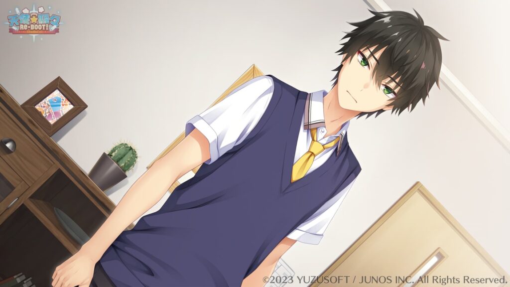 学生服姿の主人公・谷風李空