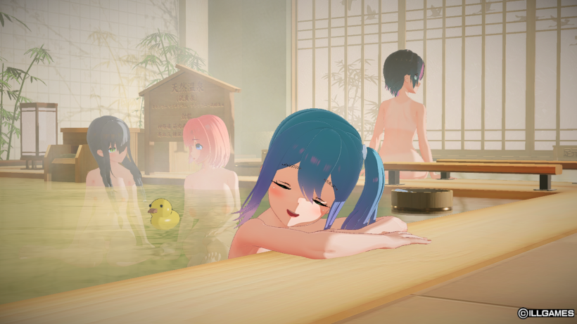 DIGITAL CRAFT製の女の子達の入浴シーン