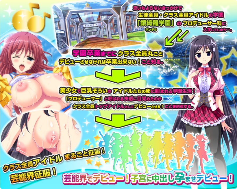 炎の孕ませ乳ドルマイ★スター学園Zのストーリー