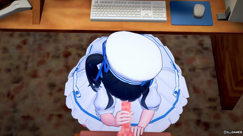 アイコミの机下フェラ