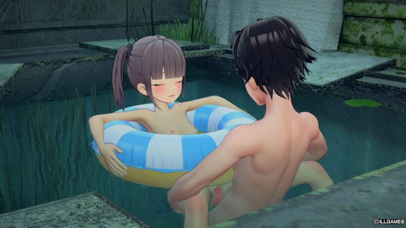 アイコミの浮き輪正常位