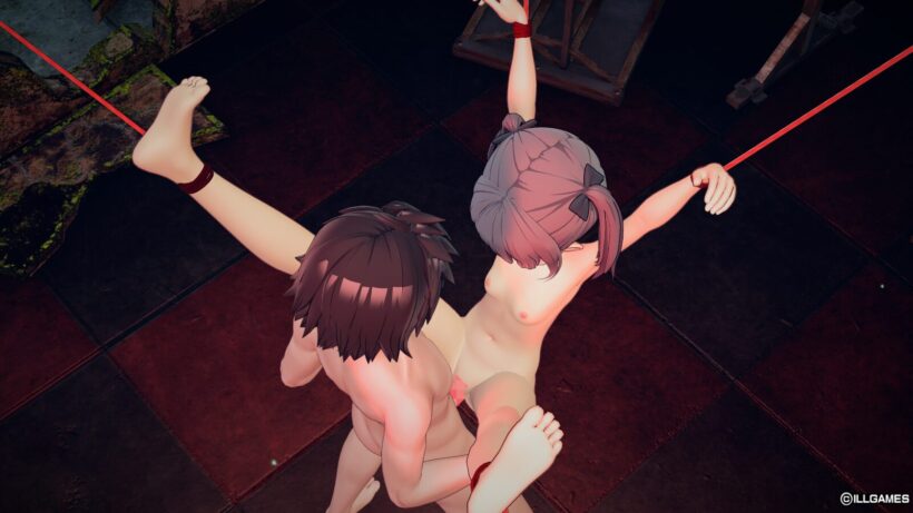 アイコミの吊るし正常位