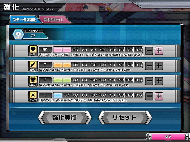 ステータス強化